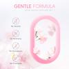 8 Pcs SakuraSkincare Set Complete Facial Care with Vitamin C, Includes Cleanser, TonerSerum, Eye Cream, Essence Cream, Sakura hairpin, Sakura hair rope, Pink octopus face wash massager view 2