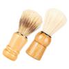 PartyKindom 2pcs Beard Brush with Handle Durable Shaving Brush for Men for Facial Hair Styling and Grooming Lightweight and Travel-friendly Shave Accessory view 1