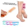 CALLARON 5pcs Multi-functional Nail Brush Set with Handle Grip for Easy Cleaning of Fingernails Kitchen and Bathroom Lightweight and Durable Bristles Bright Colors view 2