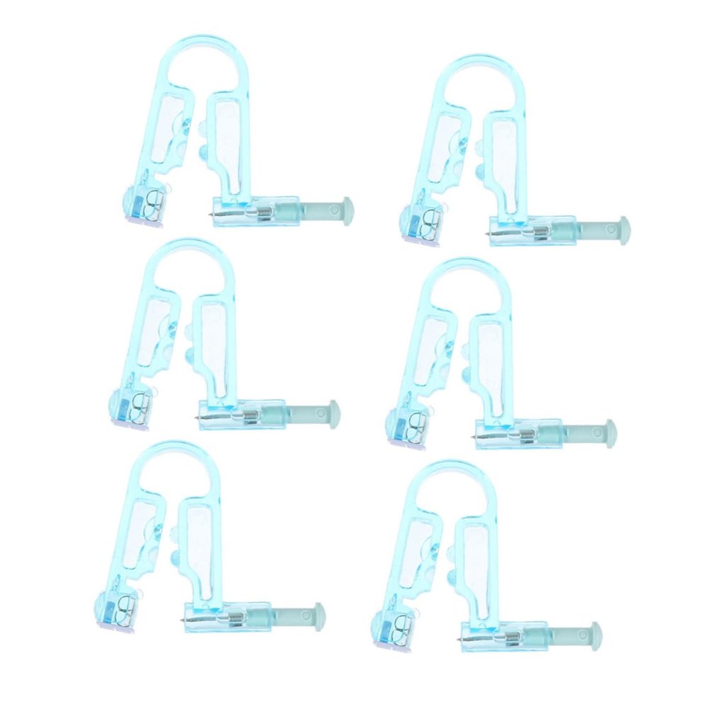 VICASKY 6pcs Earring Piercing Tool Kit Body Hole Piercing Tool Comfortable to Hold for Professionals