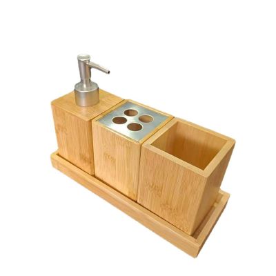 DUYHBAWRS Bath Set Bath Toothbrush Mouthwash Three-Piece Multifunctional Bath Set