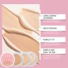 Under Eye Brightener Concealer, Dark Circle Concealer & Brightener, Moisturizing & Waterproof (Ivory white) view 4
