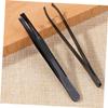 CALLARON 8pcs Stainless Steel Eyebrow Tweezers Eyebrow Shaping Tools Unique Design for Easy Hair Removal and Precision Trimming Compact for Travel view 3