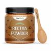 (200g | 7 Oz), Pure & Natural Reetha (Aritha, Soap Nut) Powder / for Hair Care / with Wooden Spoon. view 1