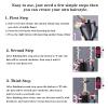 Electric Hair Braider Hair Roller Styling Tool Hair Styling Bun Maker For Hair Tangling Styling view 2