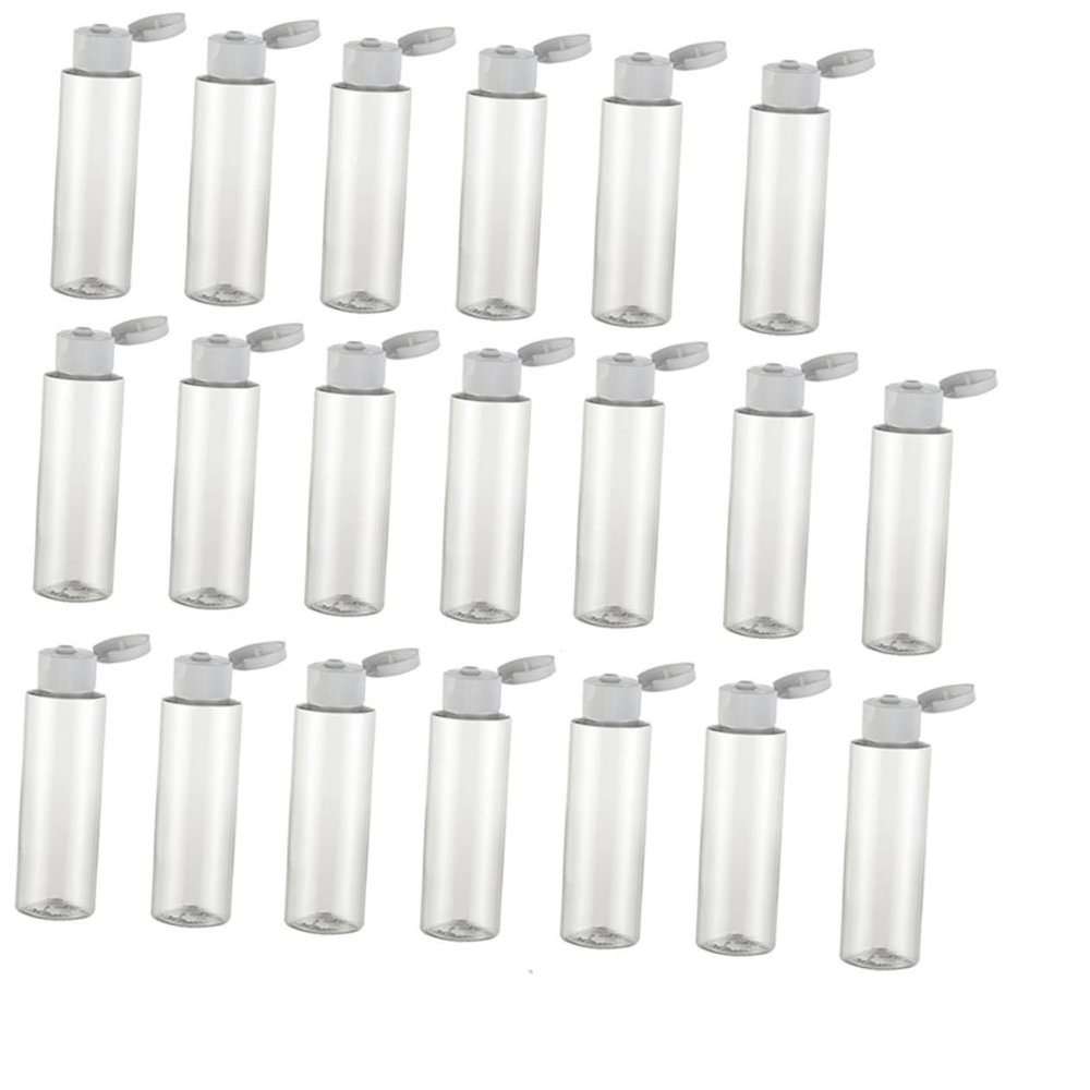 CALLARON 20Pcs Portable Travel Bottles Plastic Refillable Containers for Shampoo Conditioner Lotion Toiletries Compact Leakproof Mini Travel Bottle Kit