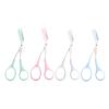 DIIOOMIEEU Stainless Steel Eyebrow Trimmer Scissor with Comb for Facial Hair Removal Grooming Shaping Shaver Cosmetic Makeup Access view 4