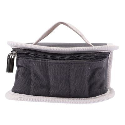 CALLARON 16-Compartment Portable Essential Oil Organizer Bag Waterproof Canvas Case for Essential Oil Bottles Carrying Pouch for Travel and Storage