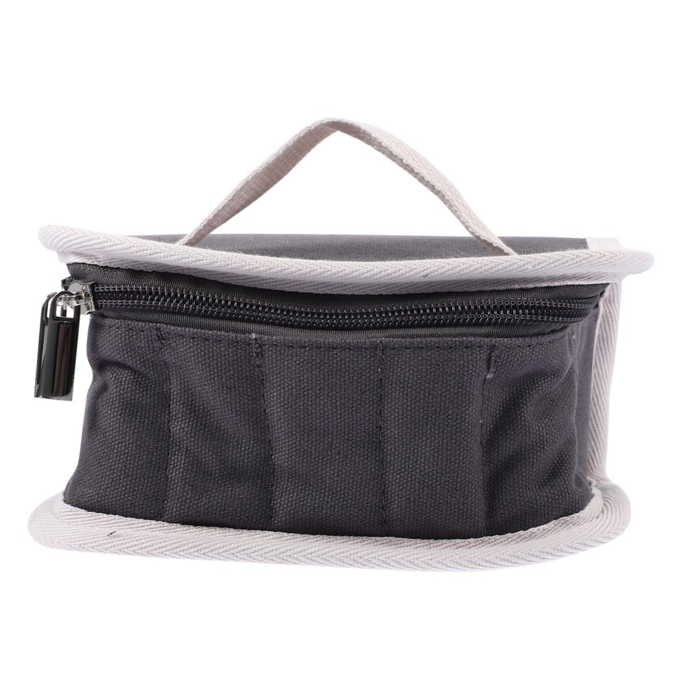 CALLARON 16-Compartment Portable Essential Oil Organizer Bag Waterproof Canvas Case for Essential Oil Bottles Carrying Pouch for Travel and Storage