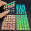 156pcs pimple patches for faceHolographic Cute Acne Patches -Hydrocolloid Star Pimple PatchesLaser light is colorful Used to cover acne and blemishes view 2
