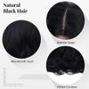 10-Inch Black Curly Lace Front Wig, Medium Length Bob, Heat-Proof Fiber, Invisible Nylon Net view 3