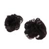 Beaupretty 2Pcs Synthetic Hair Bun Maker Tool Adjustable Wig Hair Ring for Women Brownish Black Creative Headdress for Chignon Styles for Updos and Special Occasions view 1
