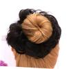 Beaupretty 2Pcs Synthetic Hair Bun Maker Tool Adjustable Wig Hair Ring for Women Brownish Black Creative Headdress for Chignon Styles for Updos and Special Occasions view 2