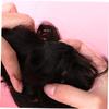 Beaupretty 2Pcs Synthetic Hair Bun Maker Tool Adjustable Wig Hair Ring for Women Brownish Black Creative Headdress for Chignon Styles for Updos and Special Occasions view 4