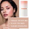 Cream Blush Stick with Brush and Makeup Sponge,Waterproof Multi Cream Makeup Stick,Lightweight,Long-lasting,2 in 1 Multi Blush for Cheeks & Lip Tint & Eyeshadow I view 3