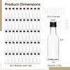 Mini Liquor Bottles (50-Piece Set), 1.7Oz / 50Ml Empty Bottles with Aluminum Lids & 20 Funnels, Perfect for Weddings & Parties view 4