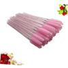 WRITWAA 100pcs Portable Easy to Use Disposable Eyelash Brush Lash Applicator Makeup Makeup Brushes Eye Lash Pink view 2