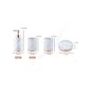 DUYHBAWRS Bathroom Ceramic Five-Piece Couple Dental Cup Life Home Bathroom Supplies Mouthwash Cup Toiletry Set view 2