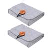 CALLARON 2pcs Essential Oil Travel Bag Felt Non-woven Fabric Storage Case Portable Organizer for Oils Makeup Snacks view 1