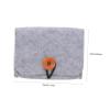 CALLARON 2pcs Essential Oil Travel Bag Felt Non-woven Fabric Storage Case Portable Organizer for Oils Makeup Snacks view 2