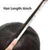 Toupee for Men Hair System Replacement Monofilament Mens Toupee Hairpieces Durable Poly Coated NPU Around Hair Piece For Men7*9-Medium light density#320 Dark Brown + 20% Gray view 4