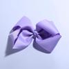 10Pcs Large Grosgrain Ribbon Hair Bows, 14cm, Hair Clips and Headband Accessories (10Pcs Lavender, With Clip) view 1
