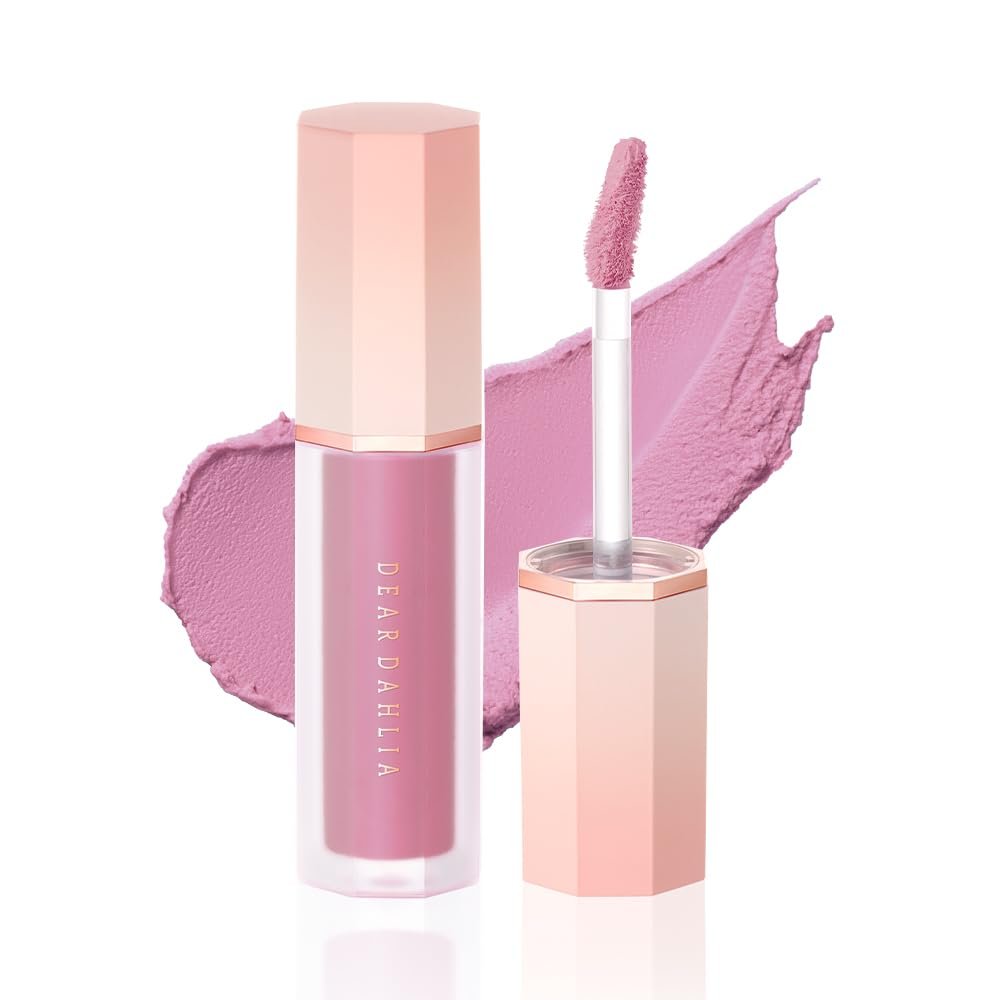 DEARDAHLIA Petal Blur Cream Blush (Fairy) - Soft-Blur Vegan Blush with Lightweight, Cloud Melting Texture, High-Pigment, Long-Lasting, Buildable, Cream to Powder Finish. Sensitive Skin Friendly. 4g