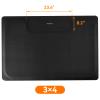Salon Barber Floor Mat Anti Fatigue for Hairstylist Standing 3' x 4', 1/2'' Thick Comfort Matt Square Base for Salon Styling Chair, Hair Cutting Hairdressing Beauty Equipment view 2
