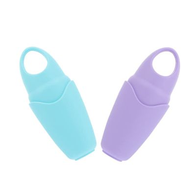 VICASKY 2pcs Gel Ice Bag for Facial Massage Leakage Ice Compress Tool Skin Care Roller for Puffiness Relief Portable Eye Cooling Globes for Use