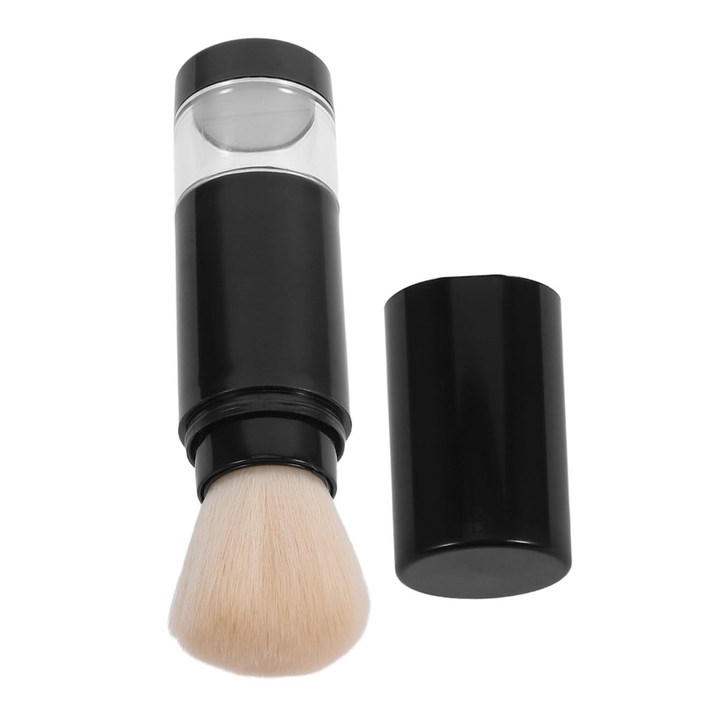 BESTYASH Knob Makeup Brush Spray Applicator for Loose Powder Face Blush Bronzer Foundation Brush Reusable for Travel