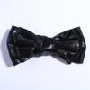 10Pcs 9.5CM New Sparkling Leather Hair Bow With Clip Metallic Fabric Bowknot Hair Tie For Hairpins Headband Accessories (10Pcs Black, With Clip) view 1