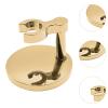 Fhtdhm Portable Shaving Stand Stainless Steel Holder for Countertop, Gold view 2