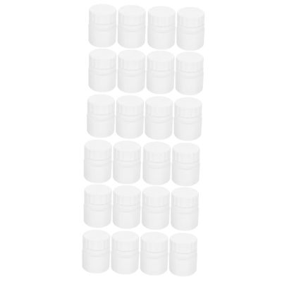 ABOOFAN 2sets Bottle Empty Caps 30ml Mini Bottles for Capsules Travel Containers 12pcs*2