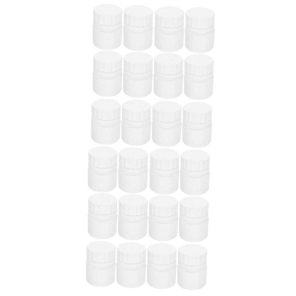 ABOOFAN 2sets Bottle Empty Caps 30ml Mini Bottles for Capsules Travel Containers 12pcs*2