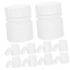 ABOOFAN 2sets Bottle Empty Caps 30ml Mini Bottles for Capsules Travel Containers 12pcs*2 view 2