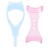SAFIGLE 2pcs Eyelash Aid Comb Brush Makeup Applicator Template Eyeliner Stencil Tool Eyelash Brush for Daily Professional Makeup view 1