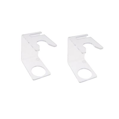 PartyKindom 2pcs Brush Base Minimalist Mane Brush Rack Portable Razor Holder Stand for Men