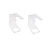 PartyKindom 2pcs Brush Base Minimalist Mane Brush Rack Portable Razor Holder Stand for Men view 1
