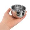 BCOATH Stainless Steel Shaving Soap Bowl Mug Double Layer Insulation Essential Shaving Accessories for Men Travel-Friendly for Soap and Brush Storage view 4