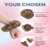 Ausing 2PCS Messy Bun for Women Natural Curl Wavy Hair Buns Fluffy Synthetic Donut Extension Wig Bun Hairpiece with Elastic Rubber Band Light Brown and Ash Blonde view 4