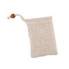 SAFIGLE Sisal Exfoliating Pouch Reusable Soap Net Holder for Bath Comfortable Touch Space-Saving Drawstring Bag view 1