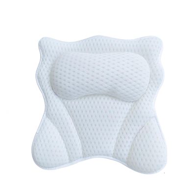 Bath Pillows for Tub, Bath Pillow Luxury Bathtub Pillow for Head and Neck Support,Home Neck Support Quick Dry Bath Pillow 3D (Light)