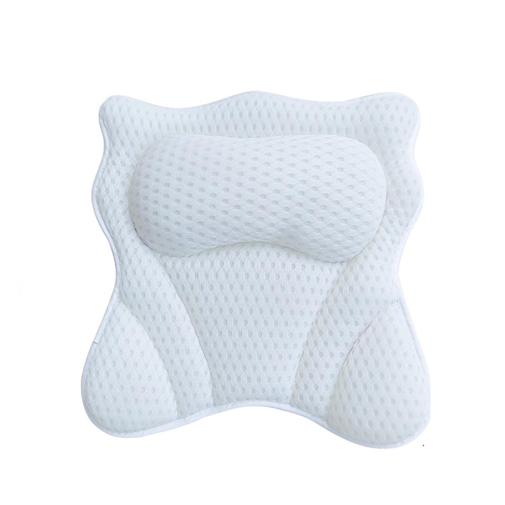 Bath Pillows for Tub, Bath Pillow Luxury Bathtub Pillow for Head and Neck Support,Home Neck Support Quick Dry Bath Pillow 3D (Light)