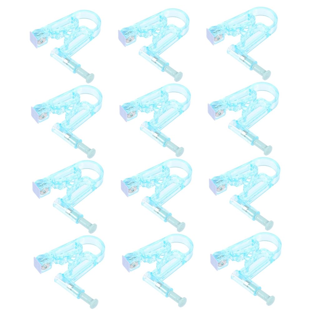 CALLARON 12pcs Ear Piercing Tool Safe Ear Studs Piercer Kit for Professional Home Use