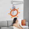 950W Wall Mount Orbiting Rotating Hair Treatment Machine, Salon Hair Perming Machine with 360 Degree Rotating Heating Ring and Adjustable Arm (Grey) view 3