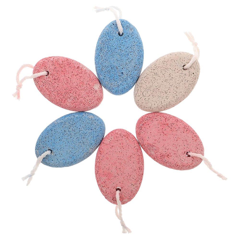CALLARON 6pcs Pumice Stone for Feet Pedicure Tools Foot File Callous Remover Scrubber