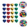 Homoyoyo 60pcs Makeup Pencil Sharpeners for Boys and Girls Eyebrow Liner Sharpener Set Plastic Makeup Tools Compact Design for School view 3