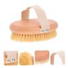 Wooden Bathing Massage Brush with Strap for Household Shower Cleaning view 3