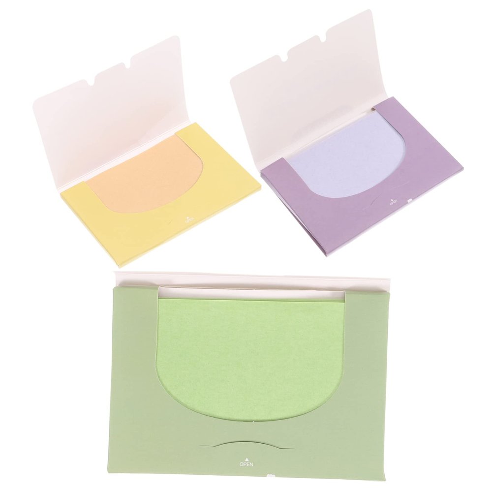 HAKIDZEL Oil Absorbing Papers Facial Oil Blotting Sheets Makeup Paper Quick Control Sheets Portable Absorbent Pads
