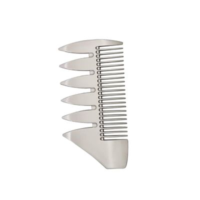 CALLARON Mens Comb Dual Sided Beard Comb Brush Grooming Beard Brush for Men Unbreakable Zinc Alloy Material